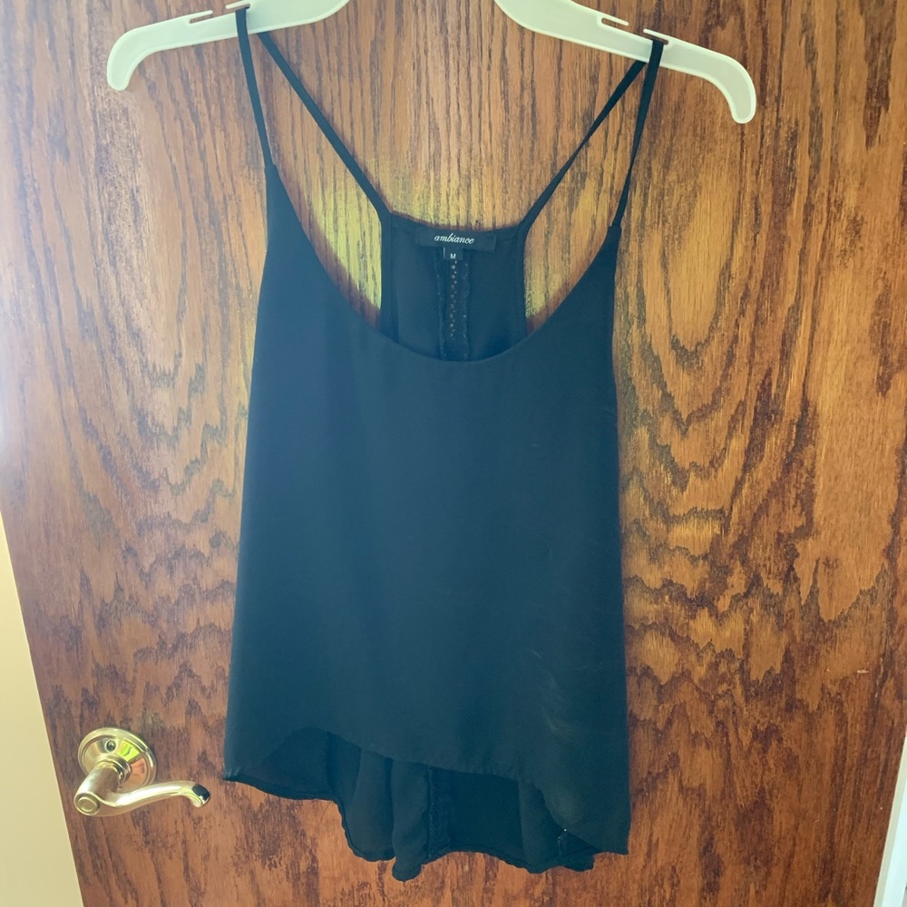 Black crop top